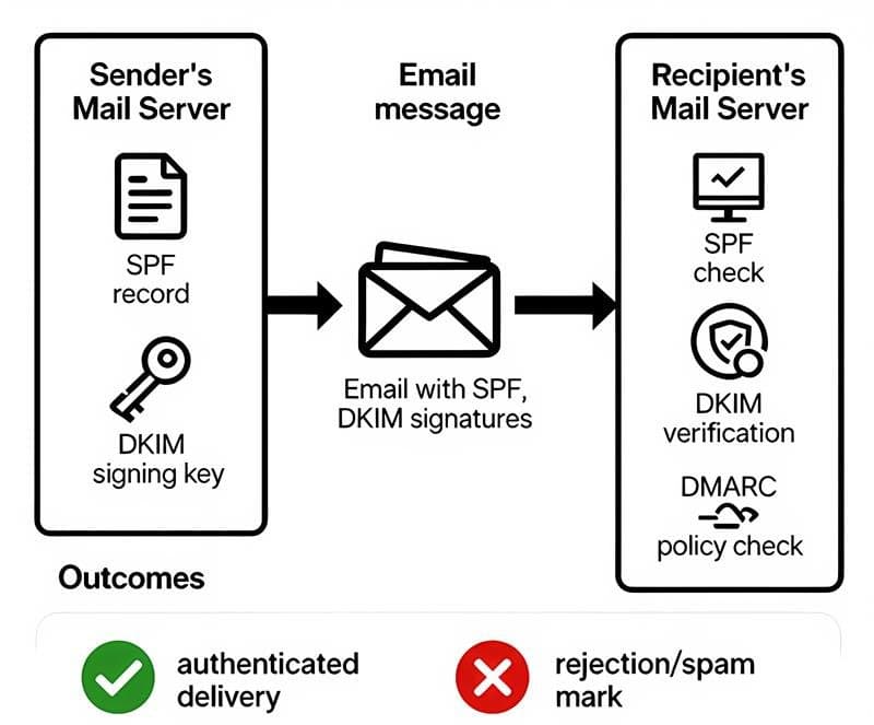 Email Authentication Workflow 