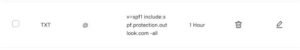 SPF Record Example